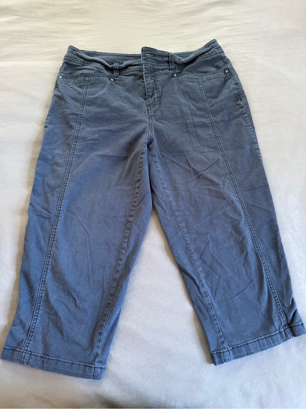 Style & Co. Navy Cropped Jeans